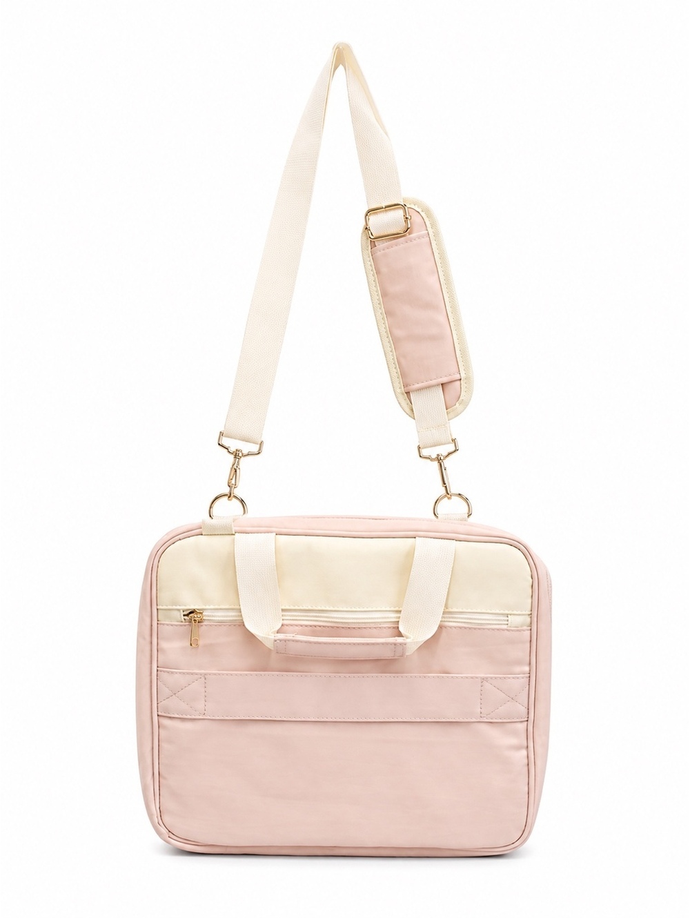 Casirena Pink & Cream Cosmetic Travel Bag